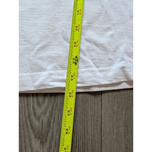 Vtg Capacity White Embroidered Floral Gingham Accent Casual Top 2x - Picture 6 of 7